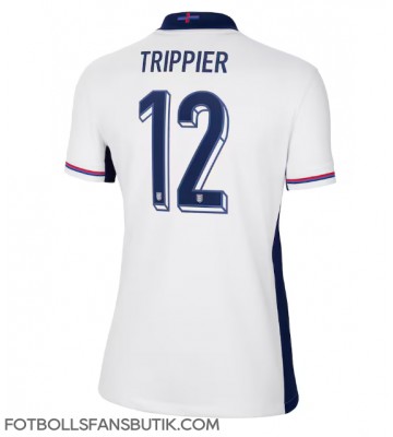 England Kieran Trippier #12 Replika Hemmatröja Damer EM 2024 Kortärmad